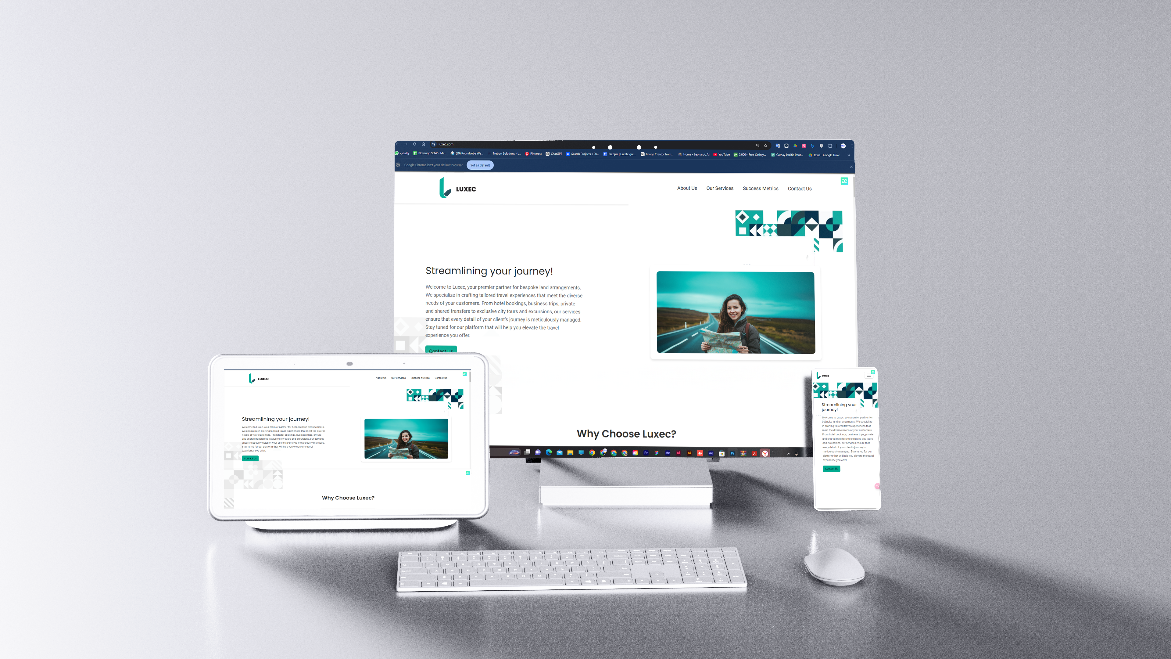 Luxec b2b website